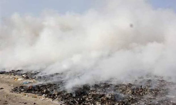 آتش‌سوزی‌های مداوم معدن زباله بلای جان نفس مردم بندر دیر