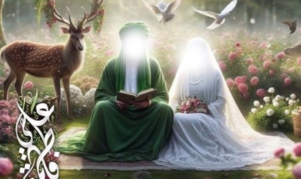 جشن ازدواج حضرت علی(ع) و حضرت فاطمه(س) در بندر دیر