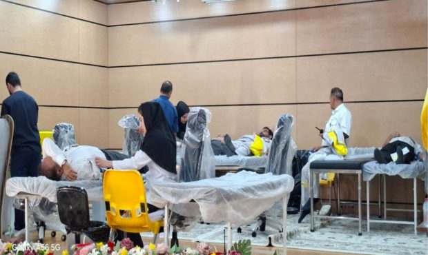اهدای ۵۲ هزار سی‌سی خون توسط کارکنان پالایشگاه فجر جم